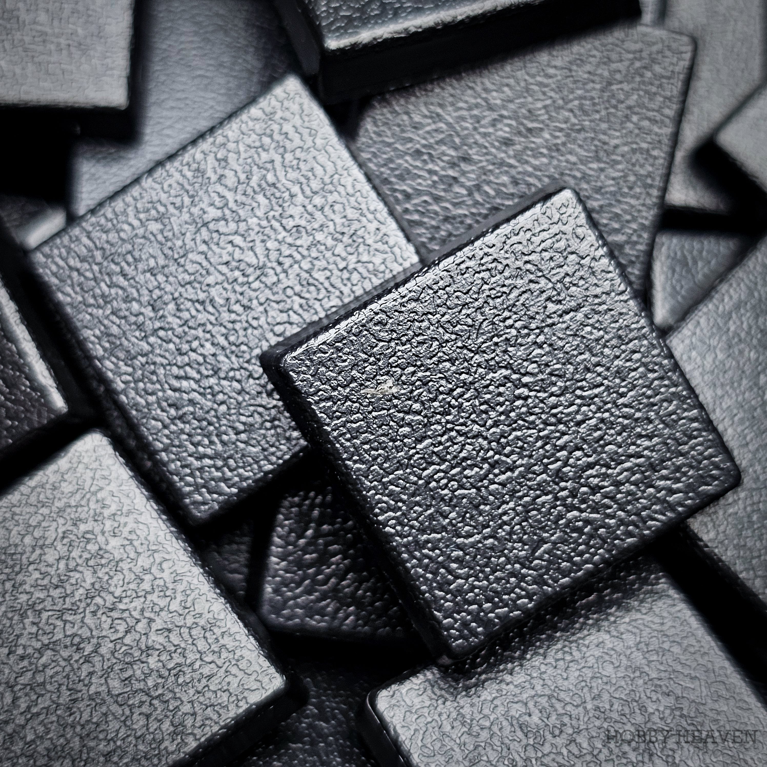 20mm Square Plain Plastic Bases for Wargaming Miniatures