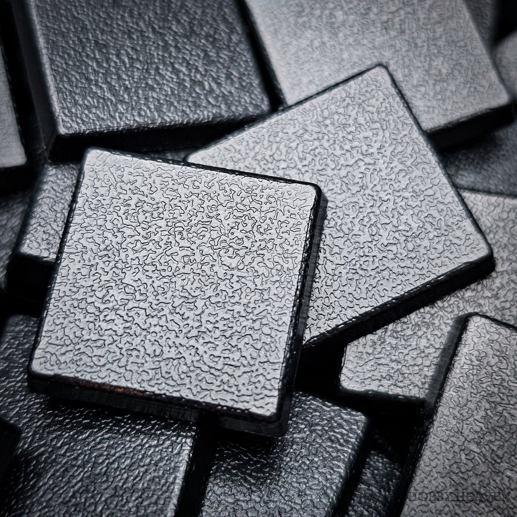 20mm Square Plain Plastic Bases for Wargaming Miniatures