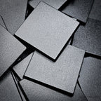 40mm Square Plain Plastic Bases