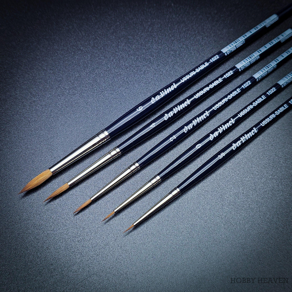 Da Vinci Red Sable Watercolour Set — Synthetic Round