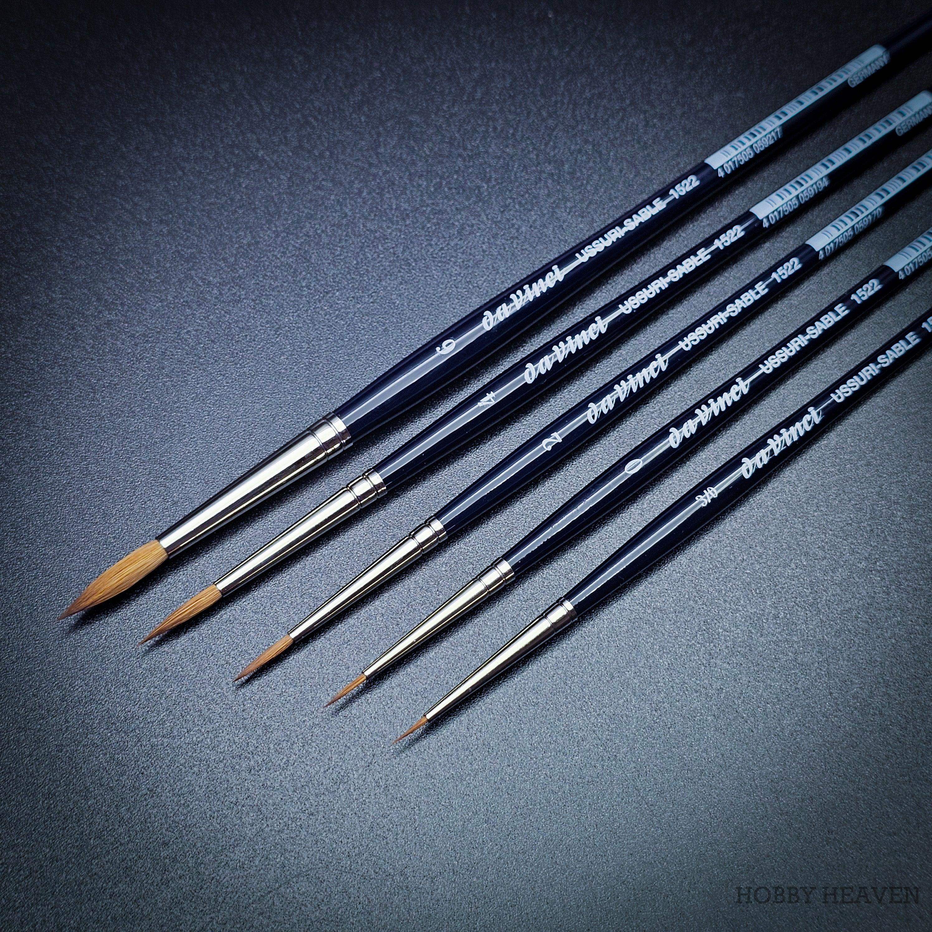 Da Vinci Red Sable Watercolour Set — Synthetic Round