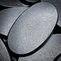 60x35mm Oval Plain Plastic Bases
