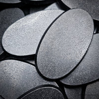 60x35mm Oval Plain Plastic Bases
