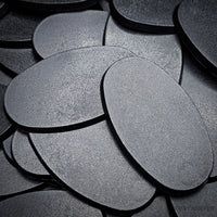 75x42mm Oval Plain Plastic Bases
