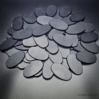 75x42mm Oval Plain Plastic Bases
