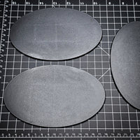 170x105mm Oval Plain Plastic Base
