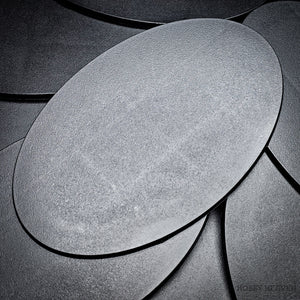 170x105mm Oval Plain Plastic Base