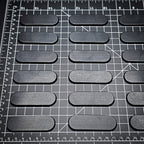 70x25mm Pill Bike Plain Plastic Bases