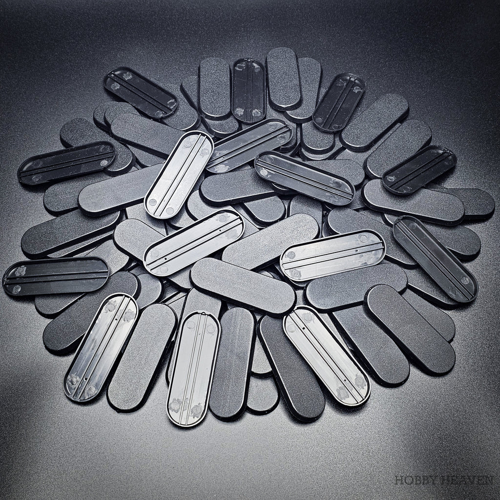 70x25mm Pill Bike Plain Plastic Bases