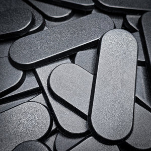 70x25mm Pill Bike Plain Plastic Bases