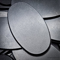 90x52mm Oval Plain Plastic Bases
