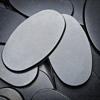 90x52mm Oval Plain Plastic Bases
