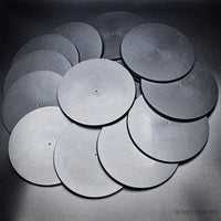 130mm Round Plain Plastic Bases
