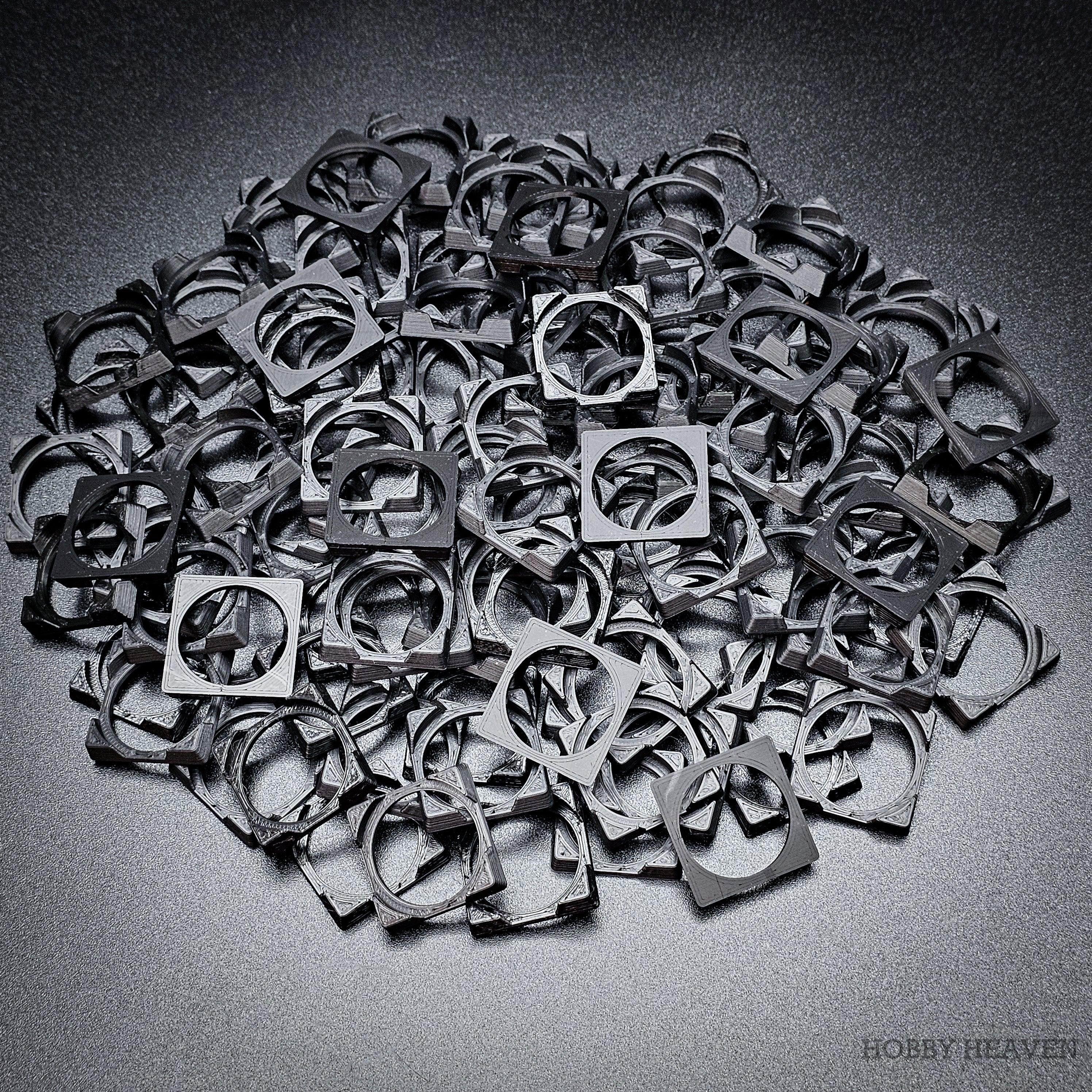 25mm Round to 25mm Square Bases Converters 3d Print