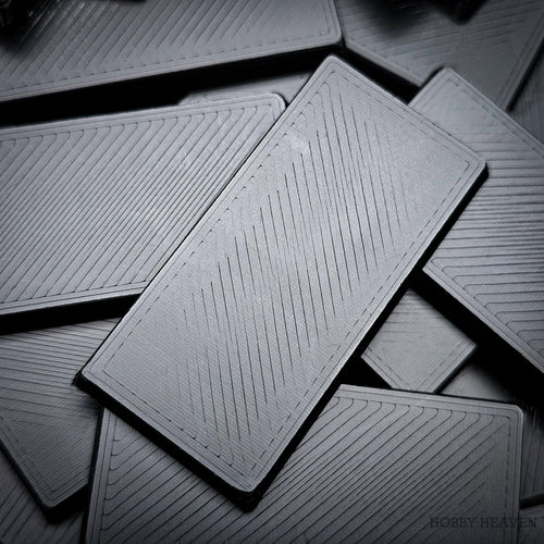 40x20mm Rectangle Plain Plastic Bases 3d Print
