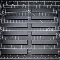 100x20mm Rectangle Plain Bases for Wargaming Miniatures 3d Print
