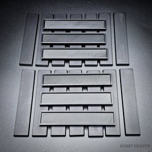 100x20mm Rectangle Plain Bases for Wargaming Miniatures 3d Print