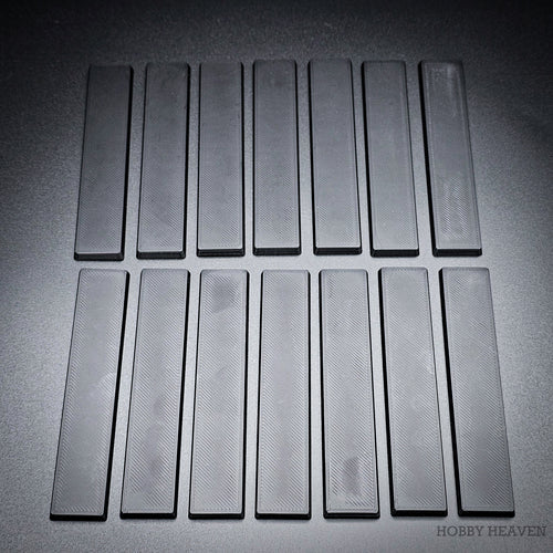 100x20mm Rectangle Plain Bases for Wargaming Miniatures 3d Print