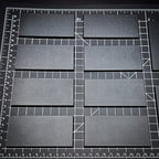100x50mm | 50x100mm Rectangular Plain Plastic Bases | Versatile Miniature Stands