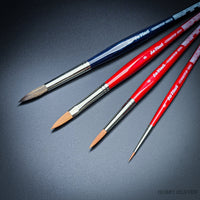 Da Vinci Cosmotop-Spin 4 Brush Set - Golden Fibre Synthetic & Natural Hair
