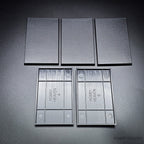 100x60mm Rectangular Plain Plastic Bases