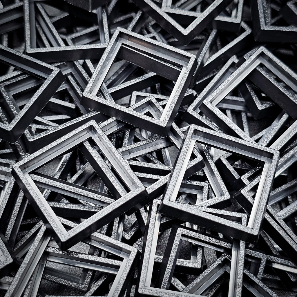 25–30mm Square Base Adapters | Injection Moulded | No Rebasing Required | Fits Popular Fantasy Miniatures