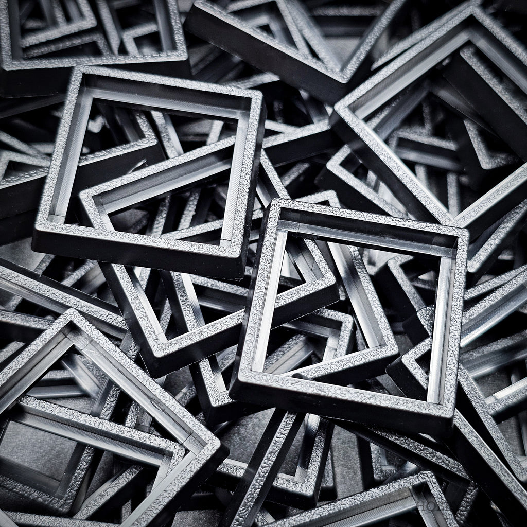 25–30mm Square Base Adapters | Injection Moulded | No Rebasing Required | Fits Popular Fantasy Miniatures