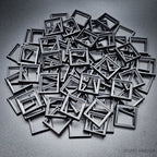 25–30mm Square Base Adapters | Injection Moulded | No Rebasing Required | Fits Popular Fantasy Miniatures