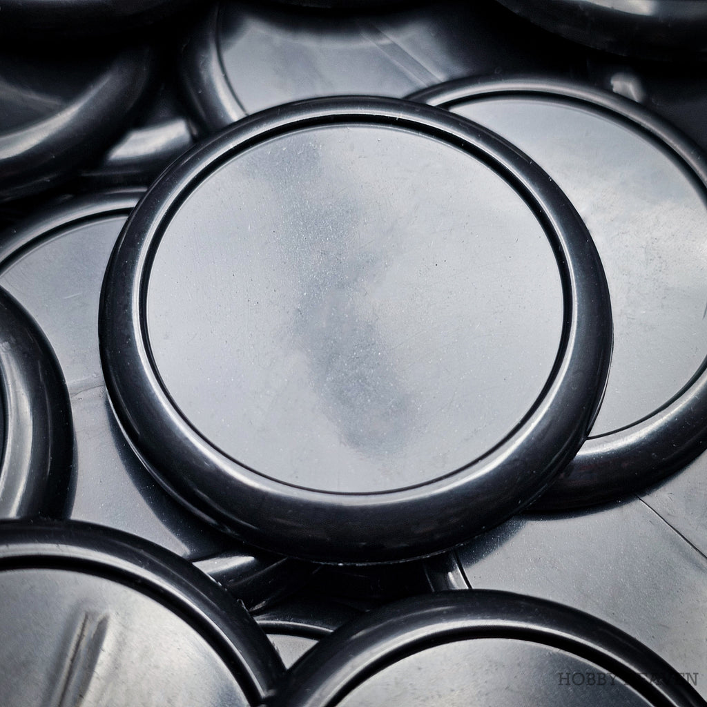 40mm Wide Lip Round Plastic Bases