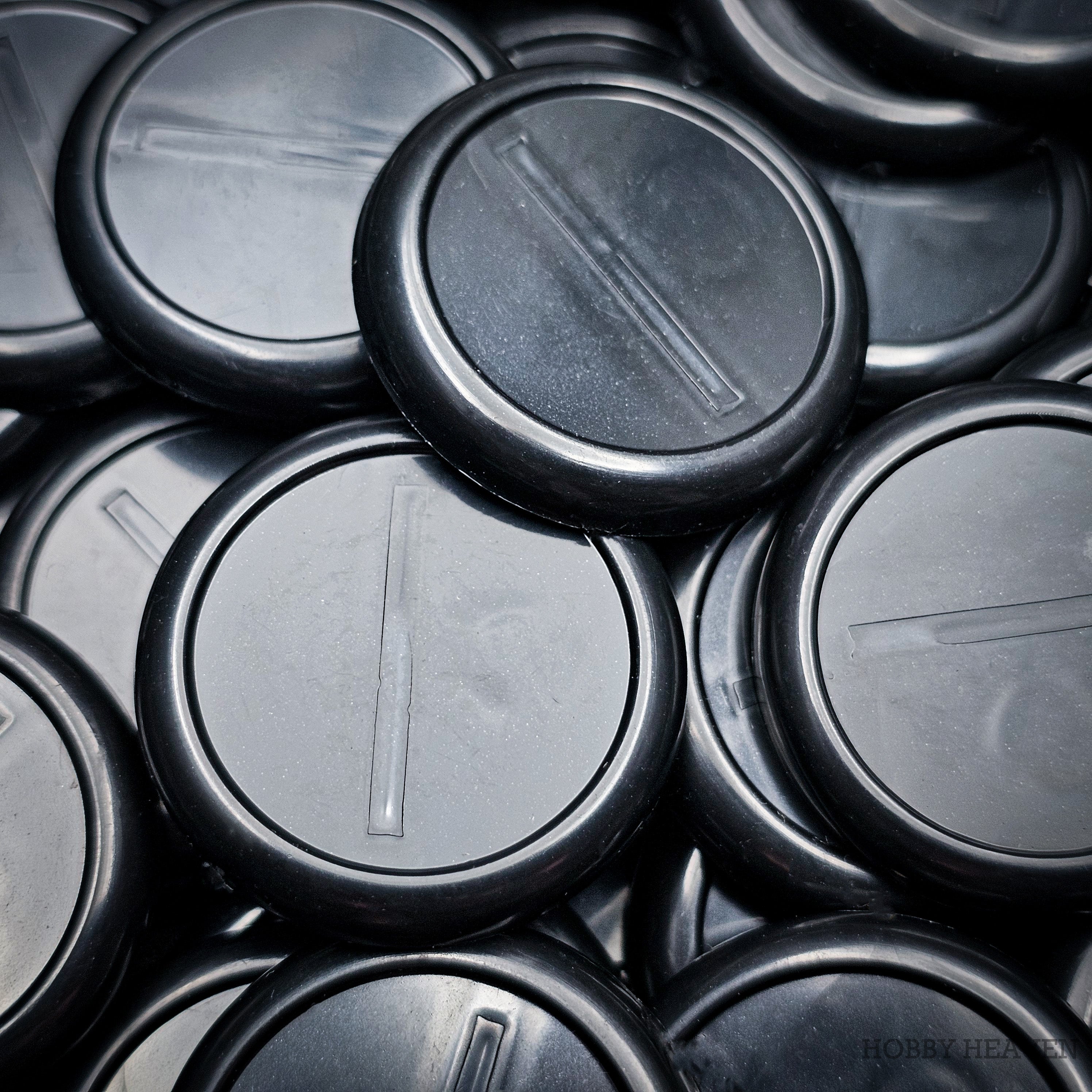 30mm Wide Lip Round Plastic Bases