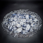 32mm Round Flying Clear Plastic Base