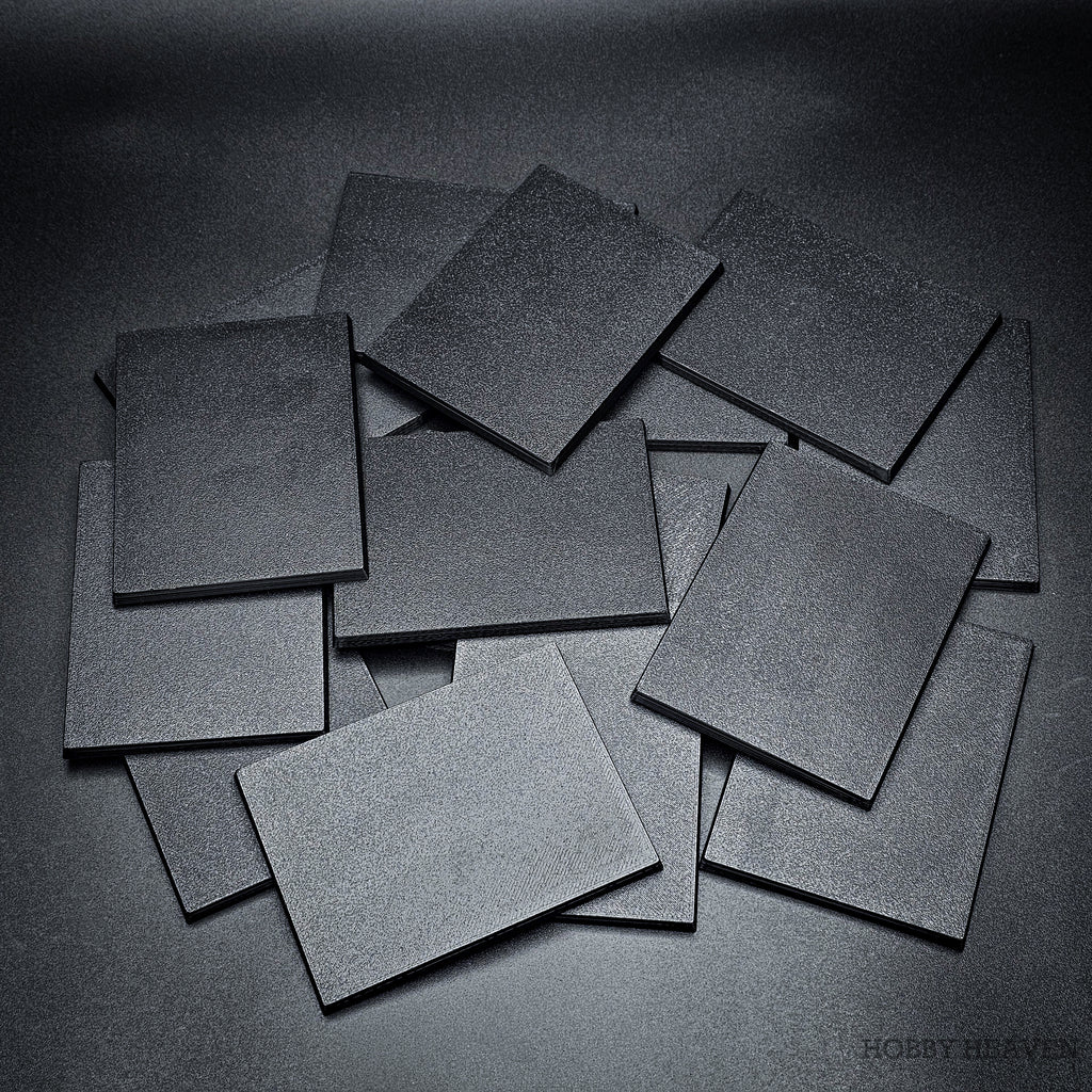 100x75mm Rectangle Plain Plastic Bases 3d Print