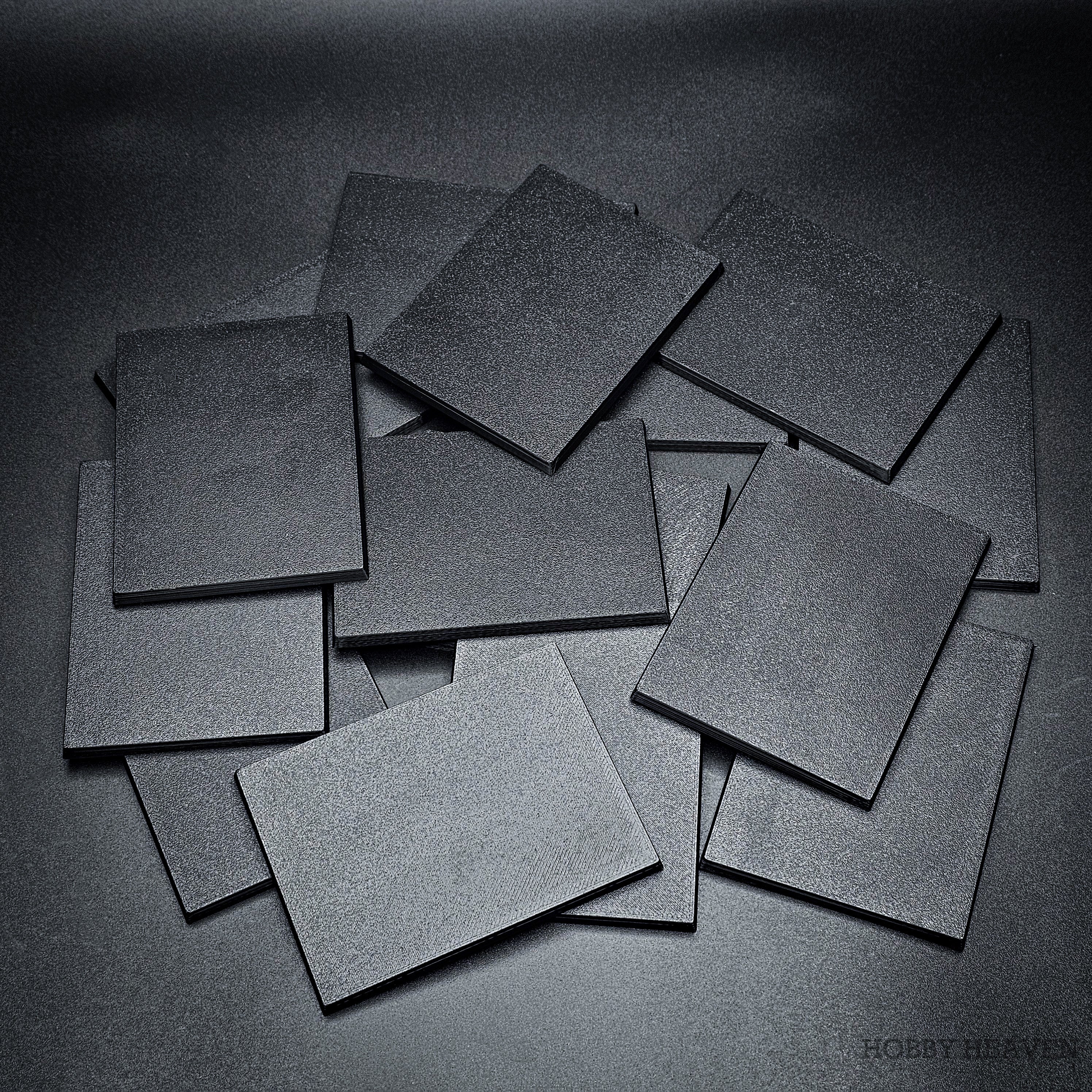 100x75mm Rectangle Plain Plastic Bases 3d Print