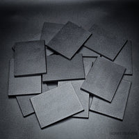 100x75mm Rectangle Plain Plastic Bases 3d Print

