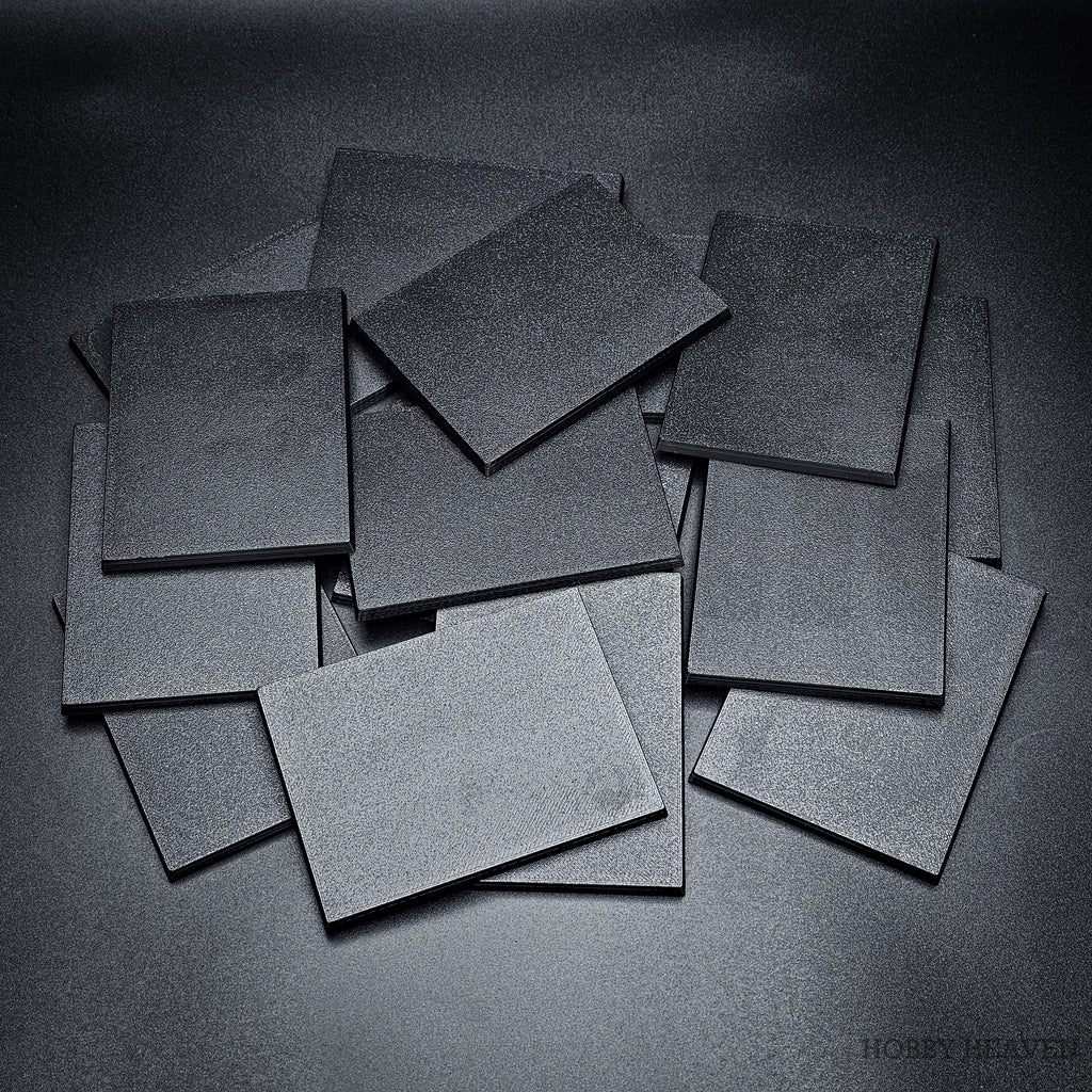 100x75mm Rectangle Plain Plastic Bases 3d Print
