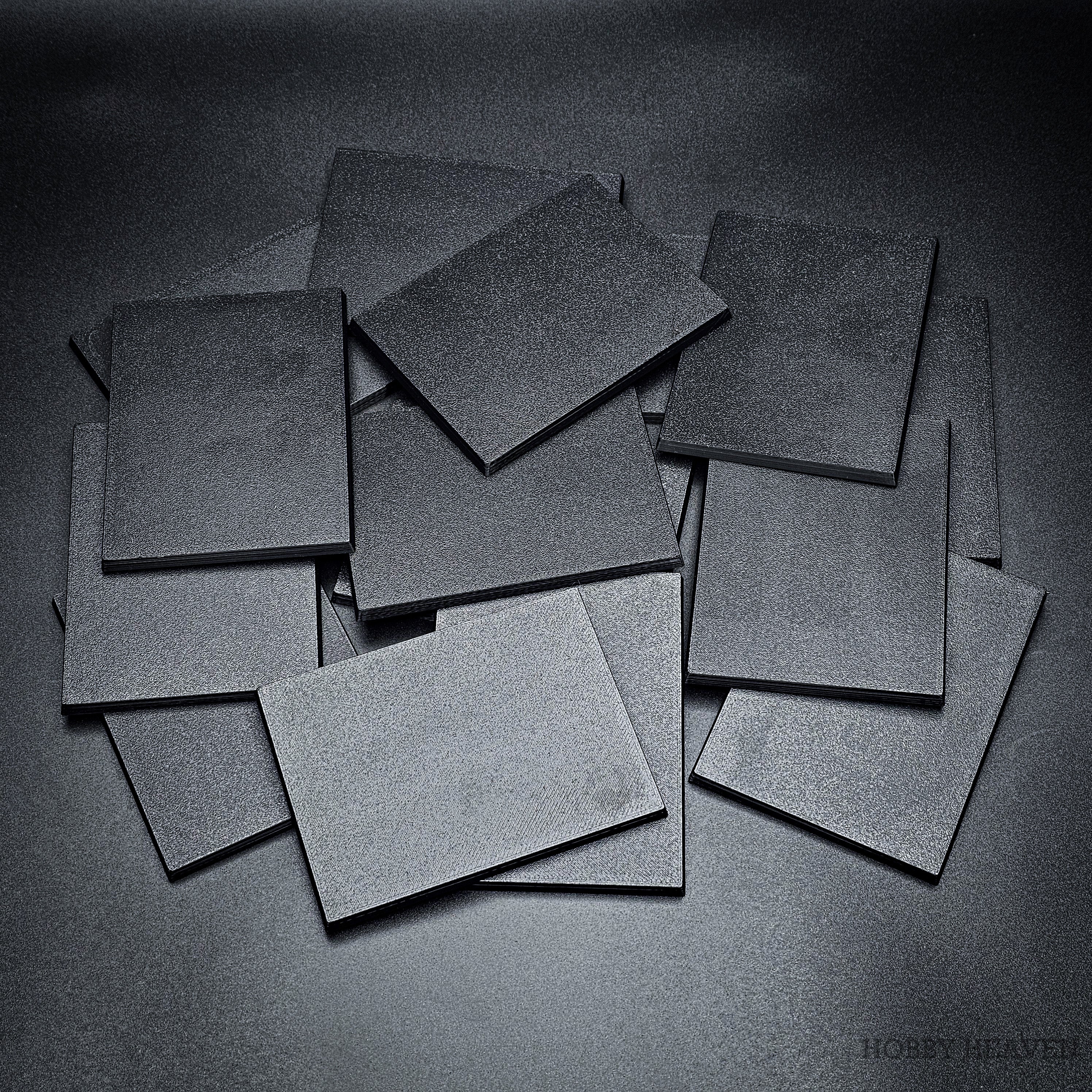100x75mm Rectangle Plain Plastic Bases 3d Print