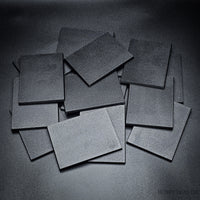 100x75mm Rectangle Plain Plastic Bases 3d Print
