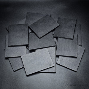 100x75mm Rectangle Plain Plastic Bases 3d Print