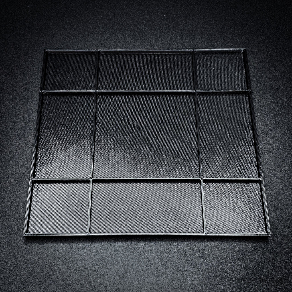 160mm Square Plastic Wargaming Base – 3D Printed Bases for Tabletop Miniatures