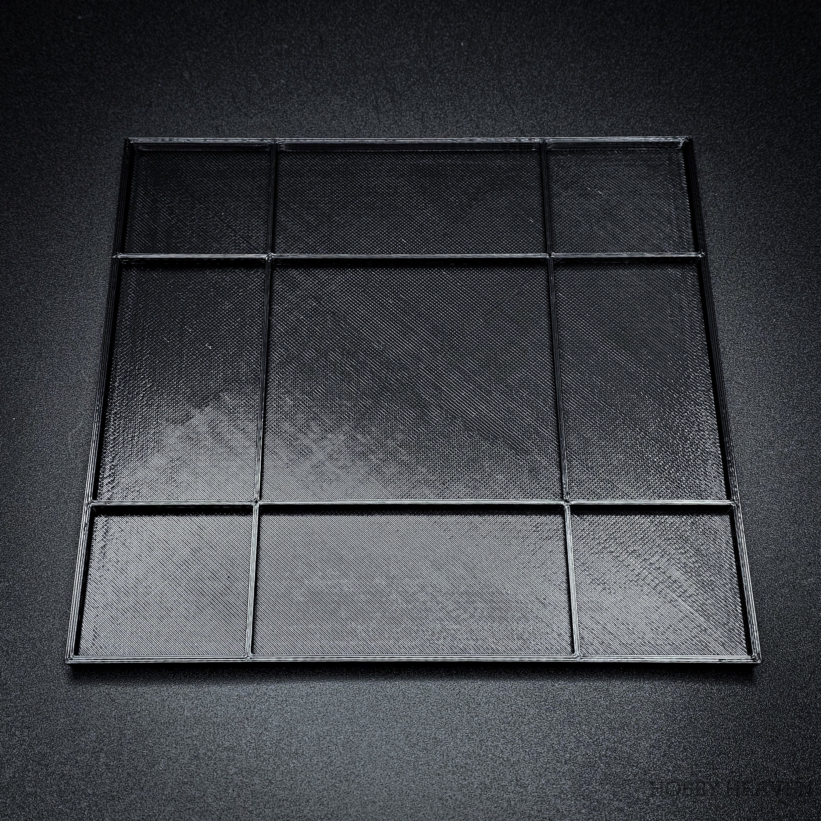 160mm Square Plastic Wargaming Base – 3D Printed Bases for Tabletop Miniatures