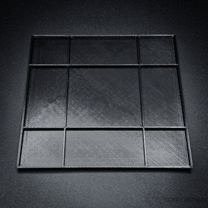 160mm Square Plastic Wargaming Base – 3D Printed Bases for Warhammer & Tabletop Games