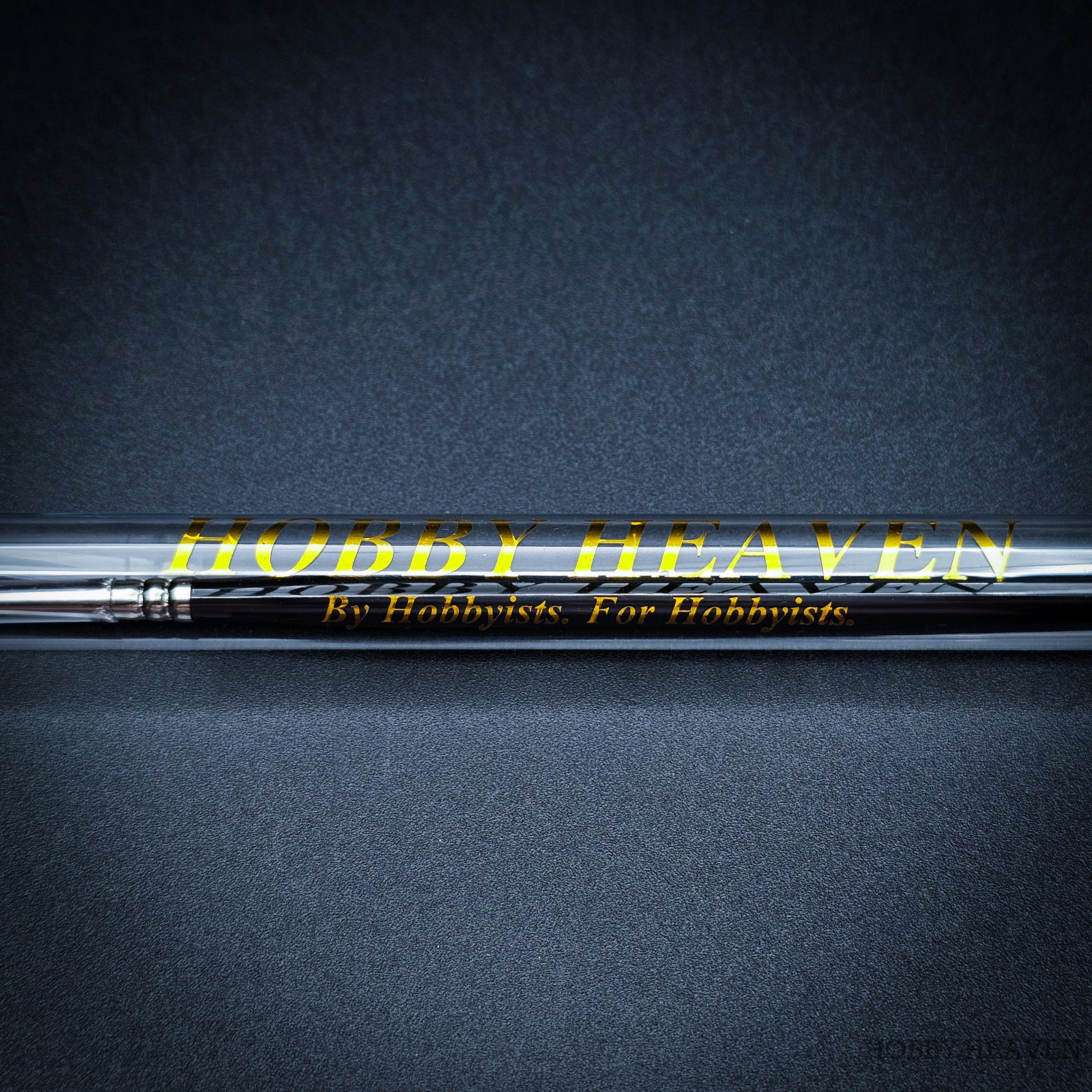 Hobby Heaven Brush Protector – 200mm Clear Ventilated Storage Tube for Short Handle Brushes