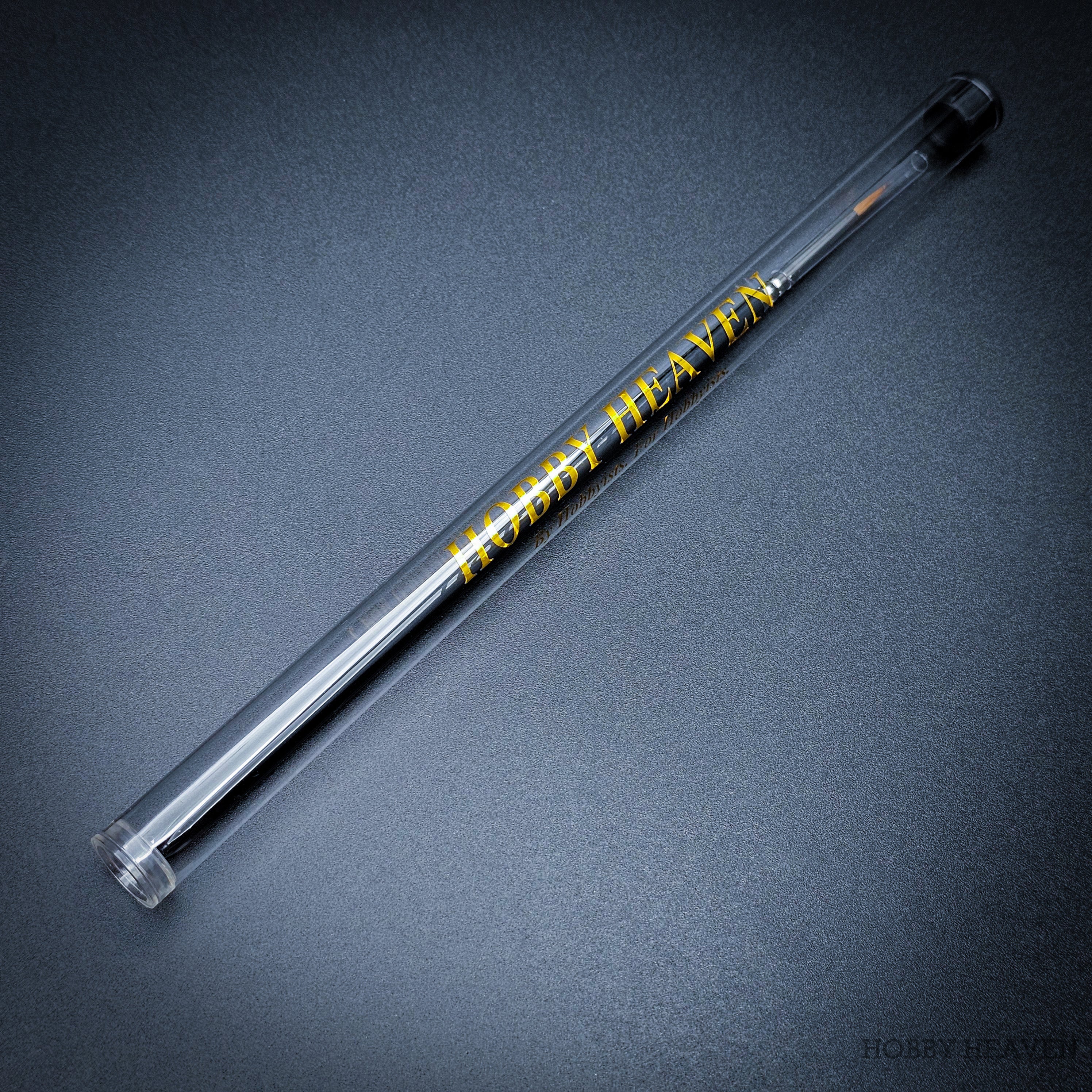 Hobby Heaven Brush Protector – 200mm Clear Ventilated Storage Tube for Short Handle Brushes