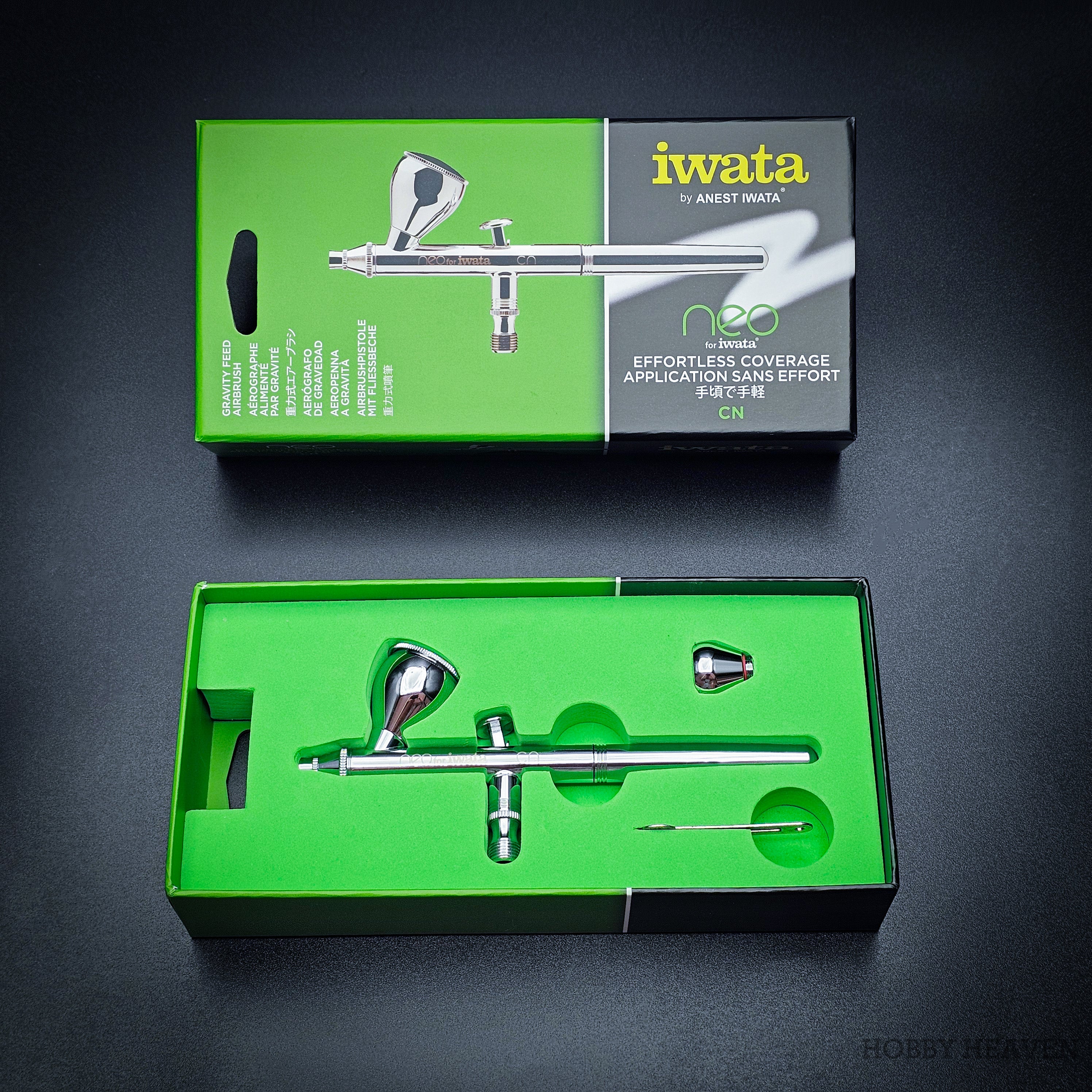 Iwata NEO CN Airbrush 0.35mm Dual Action Gravity Feed for Models & Art
