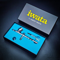 Iwata Eclipse HP-CS Dual-Action Airbrush 0.35mm Nozzle with Gravity Cup – Professional Spray Tool
