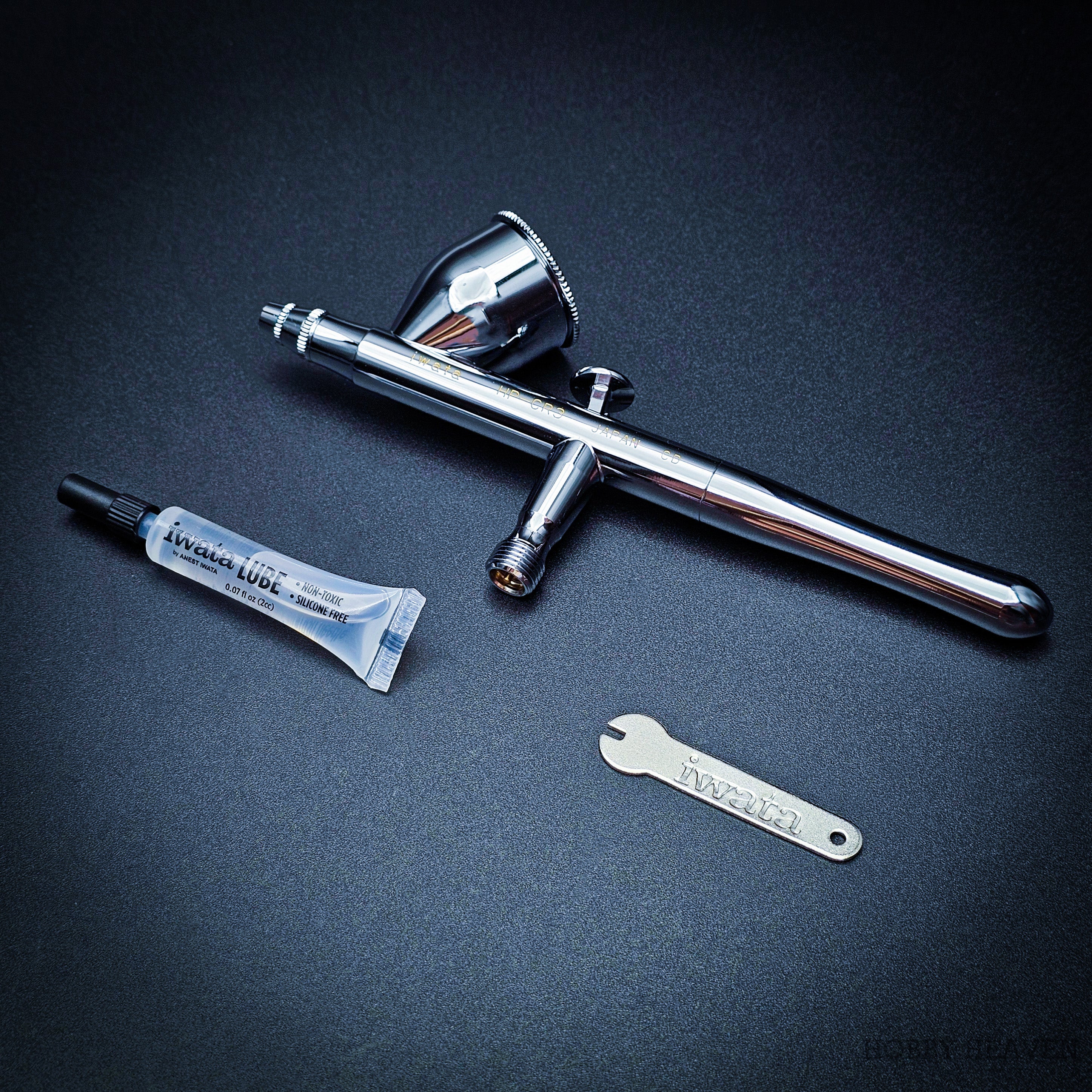Iwata Revolution CR3 Dual-Action Gravity Feed Airbrush 0.3mm Nozzle – 7ml Cup