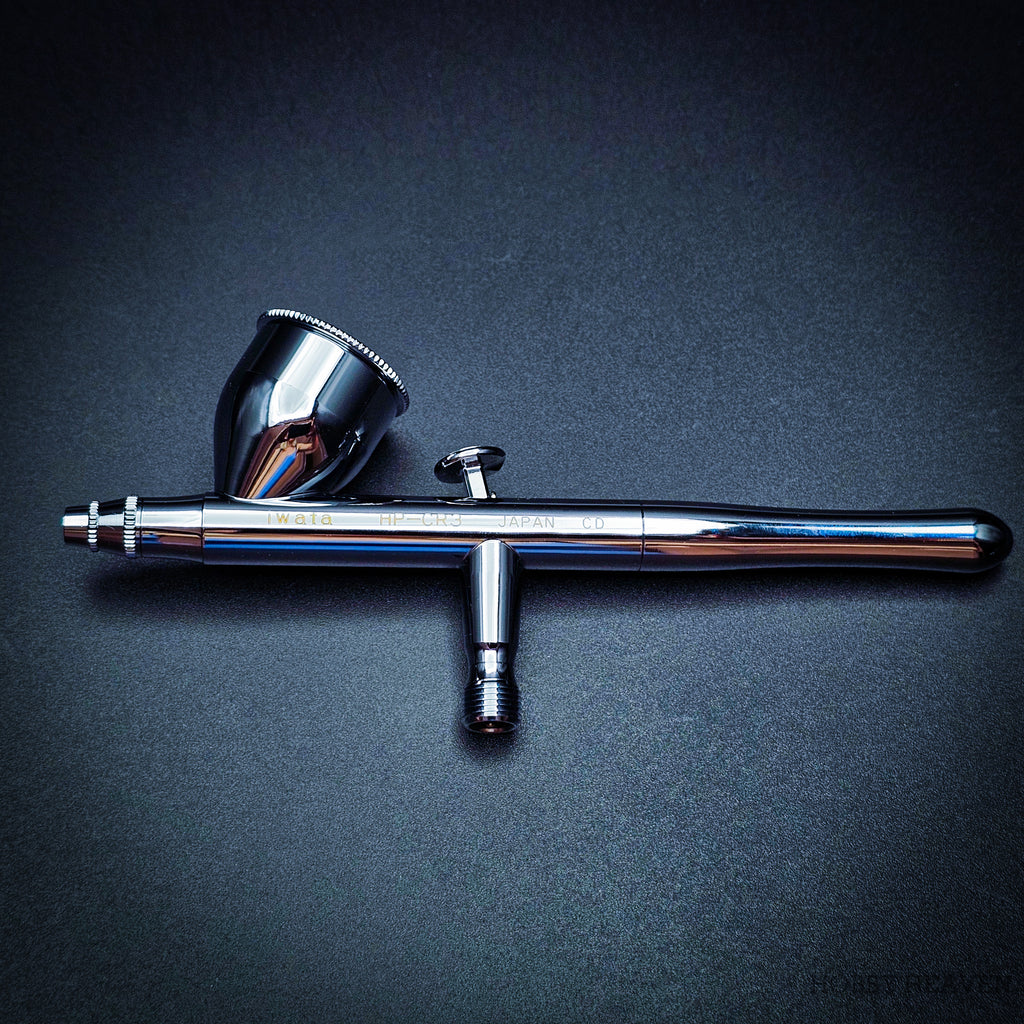 Iwata Revolution CR3 Dual-Action Gravity Feed Airbrush 0.3mm Nozzle – 7ml Cup