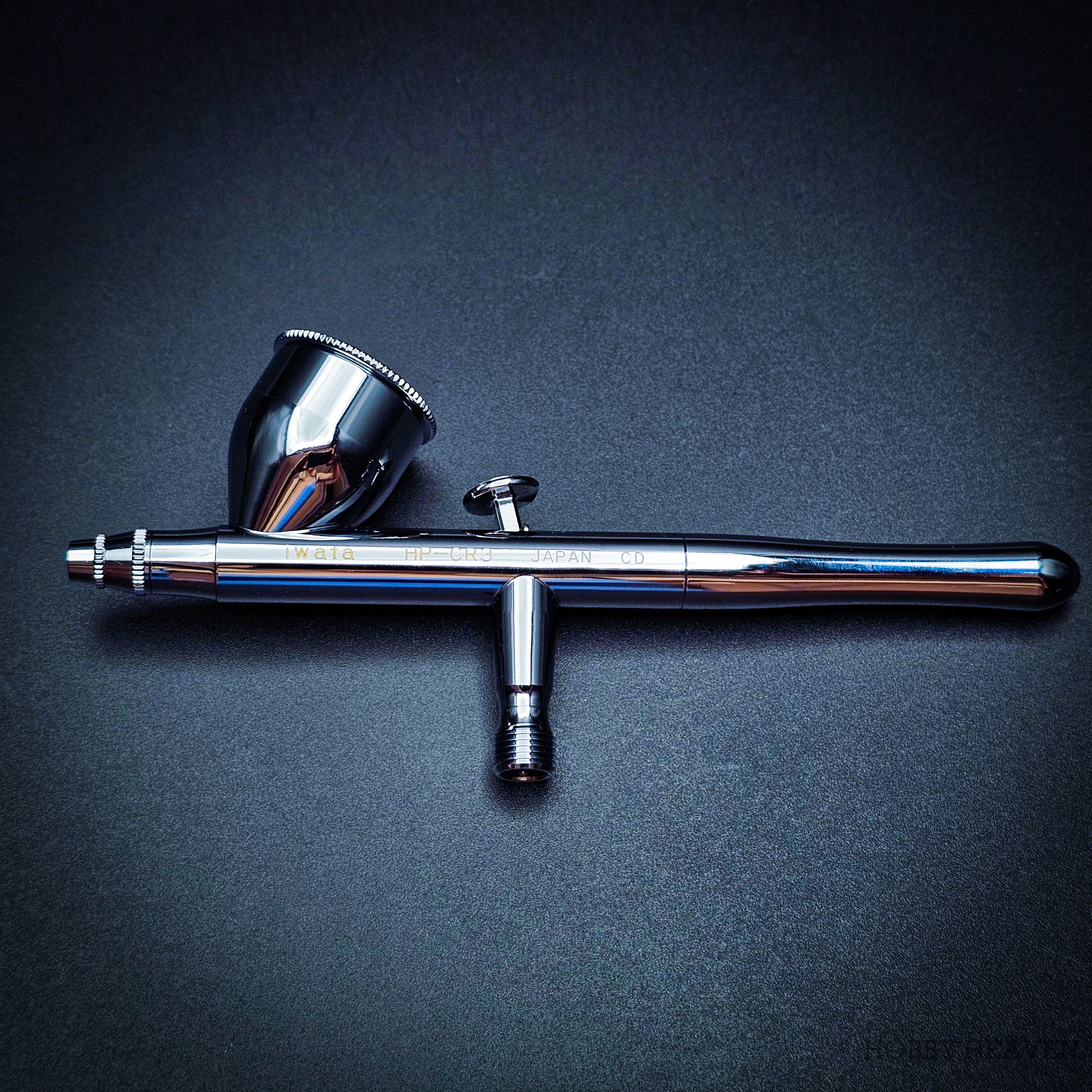 Iwata Revolution CR3 Dual-Action Gravity Feed Airbrush 0.3mm Nozzle – 7ml Cup