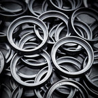 25mm to 28mm Round Base Converters ABS Plastic