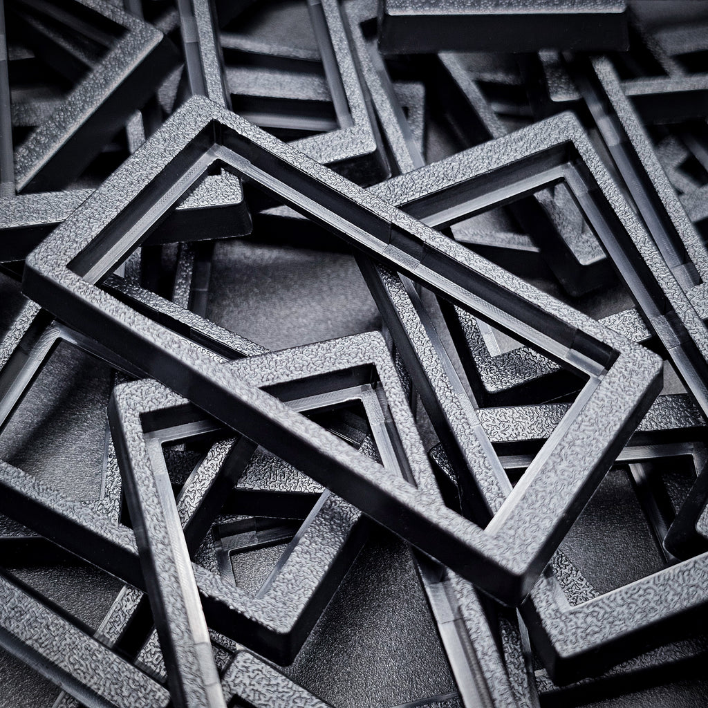 50x24mm to 60x30mm Rectangle Bases Converters ABS Plastic